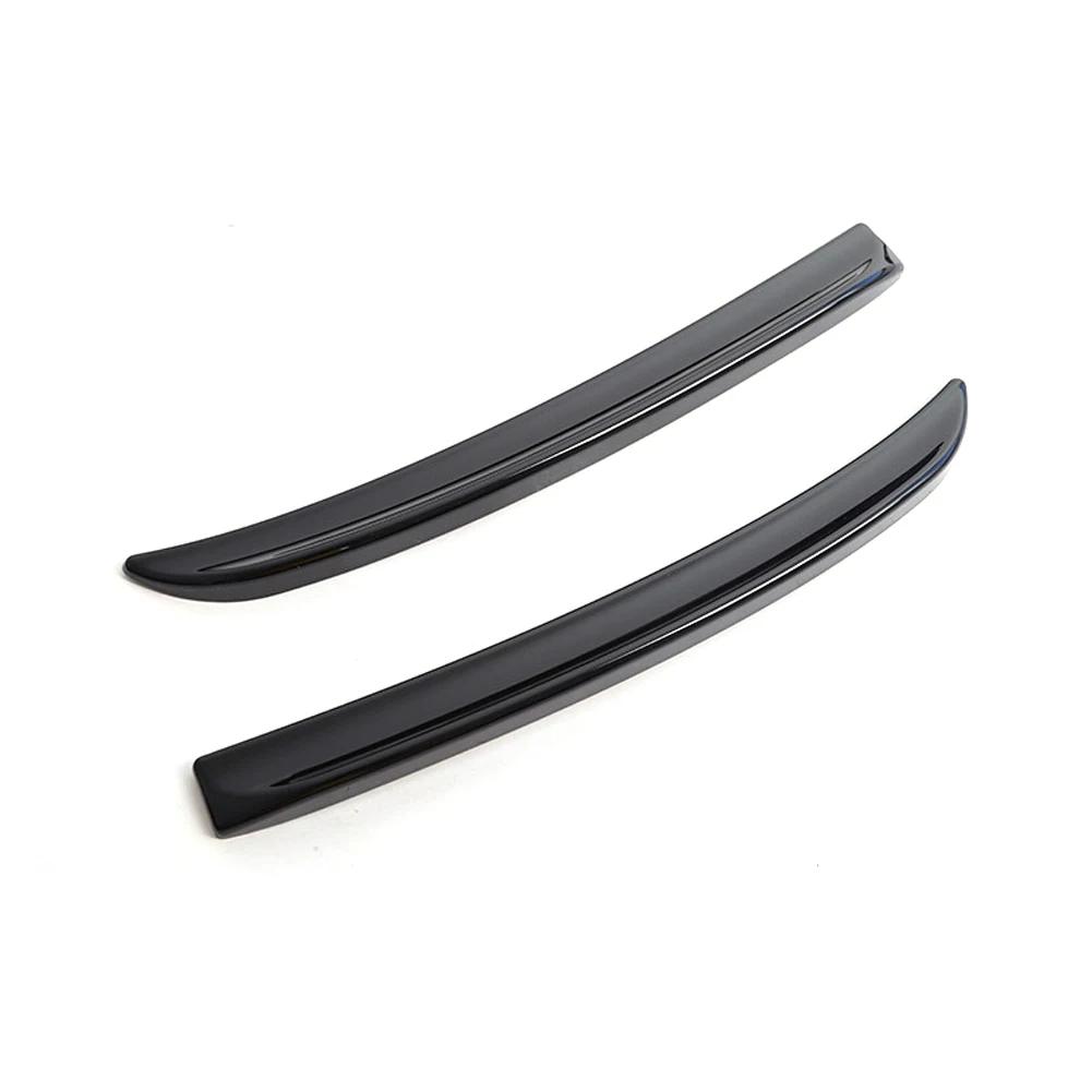 2PCS Rear Spoiler Extension Lip Fins for Mini Cooper F56 F55 2014+ S /JCW Spoiler Red Carbon Fiber Black Color Auto Part Styling