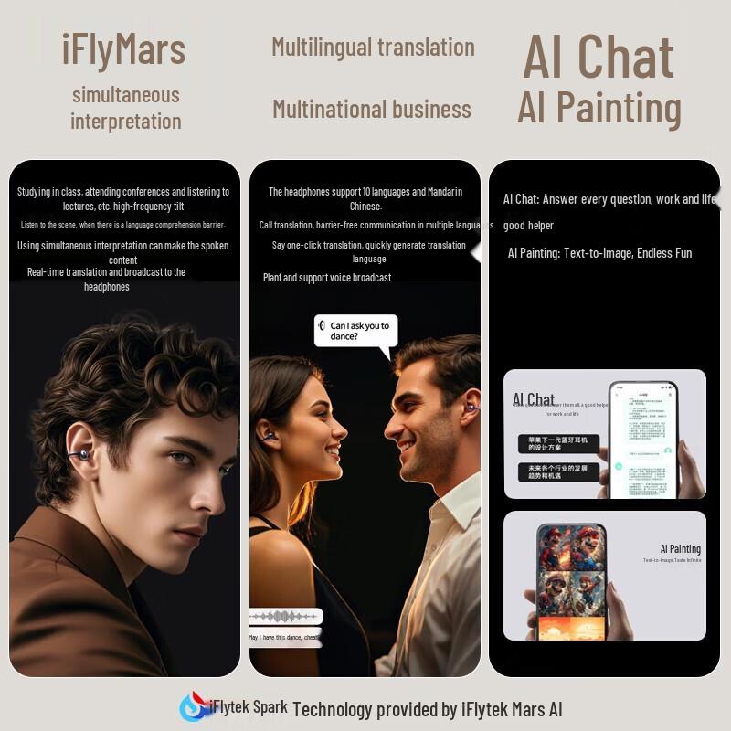 Saia AI Smart Bluetooth Ear-Clip Sport Earphones