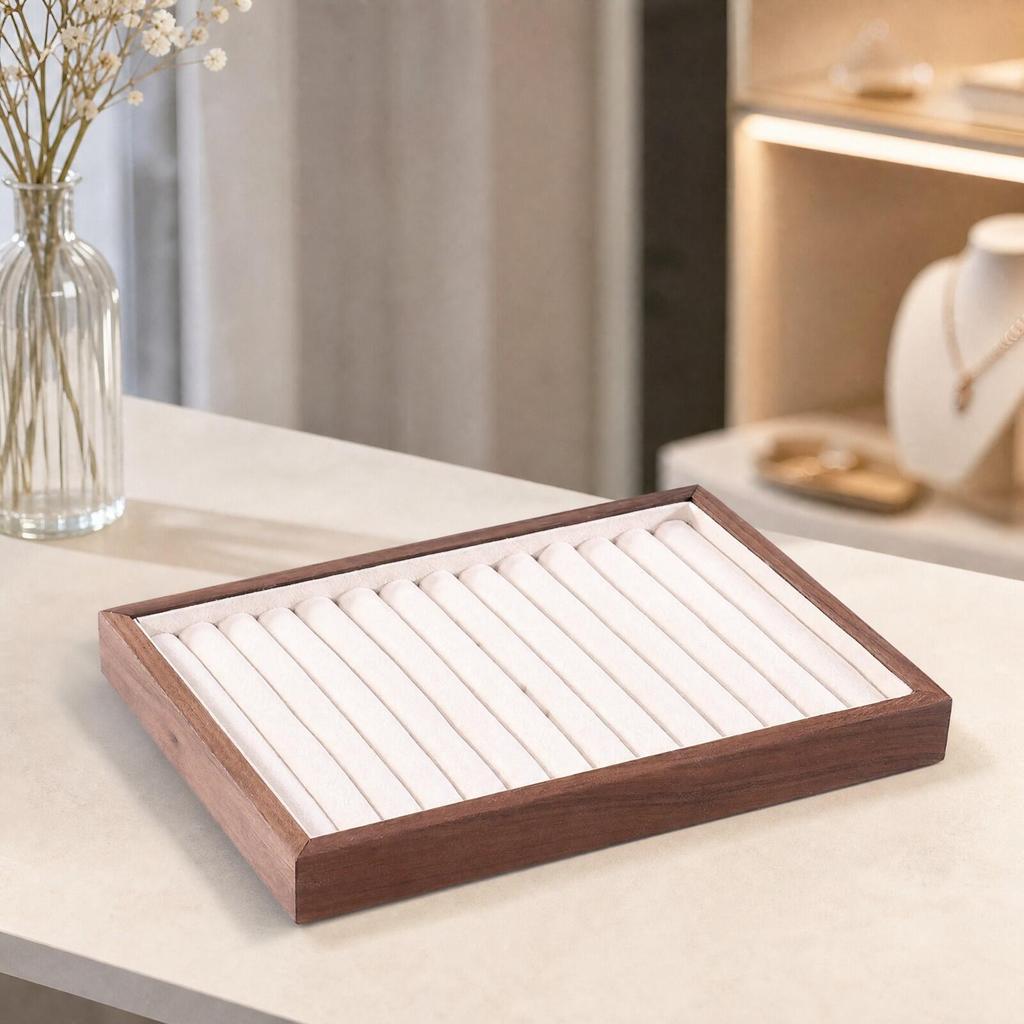Jewelry Display Tray Compact Organizer Sturdy for Storefronts