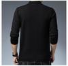 Pierre Cardin Men's Thickened Knit Pullover – Casual Autumn/Winter Long-Sleeved Sweater for Middle-Aged Men
