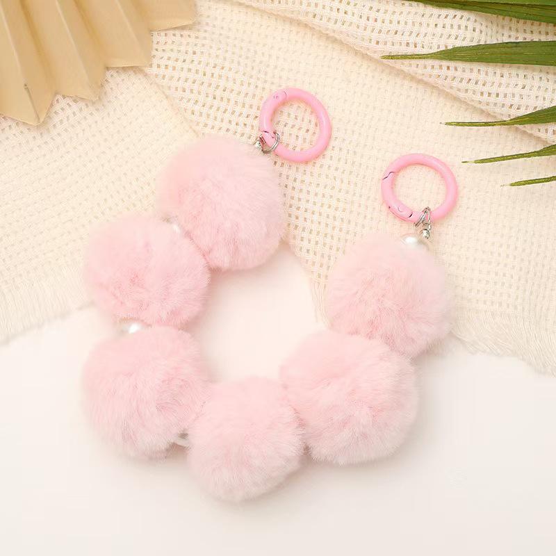 Yi Lian Autumn/Winter Beaded Tassel Handbag & Phone Case with Short Wrist Strap for Women
