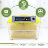 220V 96 Eggs Incubator Double Layers Full Automatic Hatching Machine for Chicken Duck Smart Control +12V LCD Display 58x54x35cm