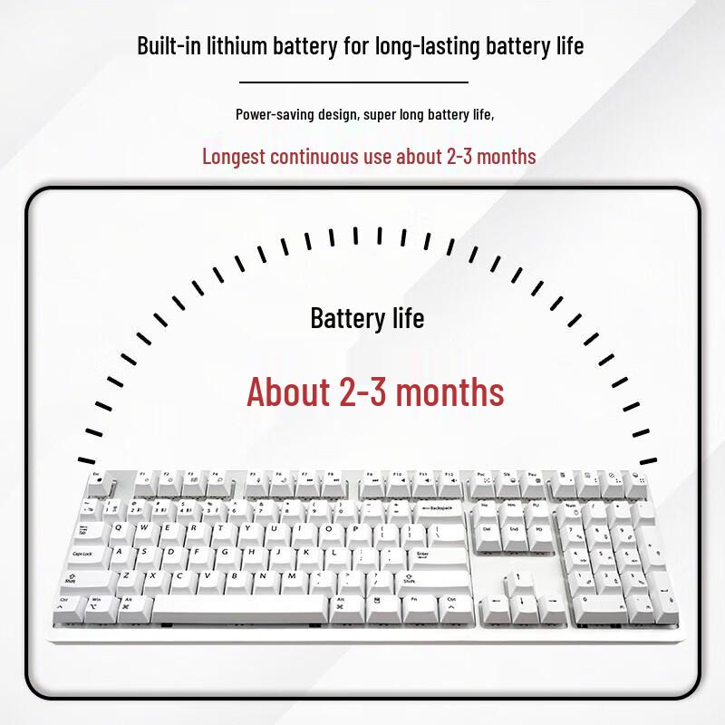 Double Shell M108 Multi-Mode Silent Mechanical Keyboard