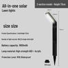 Waterproof Solar Outdoor Garden Lamp for Courtyard, Villa, Lawn, and Aisle