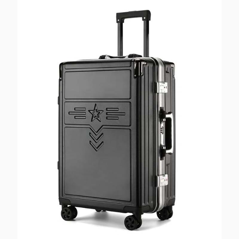 Smart Ancient Wolf Camouflage Trolley Suitcase