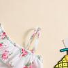 Floral One-Shoulder Toddler Swimsuit Set