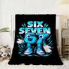 67 Sei Sette 6-7 Divertente Stampata Coperta Plaid Flanella Soffice Morbida Calda Amica della Pelle per Divano Letto Ufficio Riposo Invernale