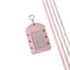 DIY Ballet Ribbon Korean Photocard Holder PU Card Cover Idol Card Display Protector  Girls Gift