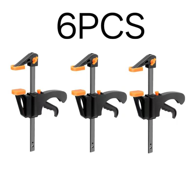 4-Inch Heavy-Duty Woodworking Mini F-Clamp – Quick Ratchet Bar Clamp, DIY Carpentry Hand Tool