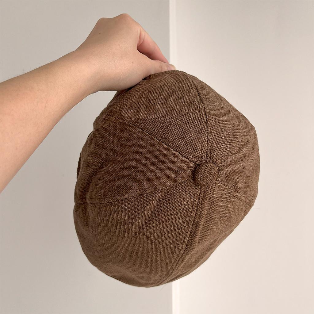 Vintage Dad Hat Casual Forward Hat Men's and Women's Spring and Summer Retro Beret Fashion Versatile Duck Tongue Newsboy Hat