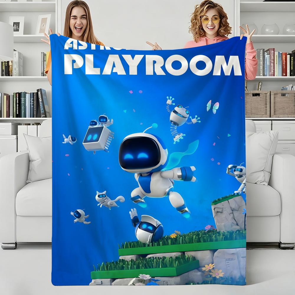 Spielzeug C-cute Roboter Werfen Flanelldecke Perfekt für Sofa Büro Bett Reise Schlafen Lesen Entspannen Camping Ganzjahresgebrauch