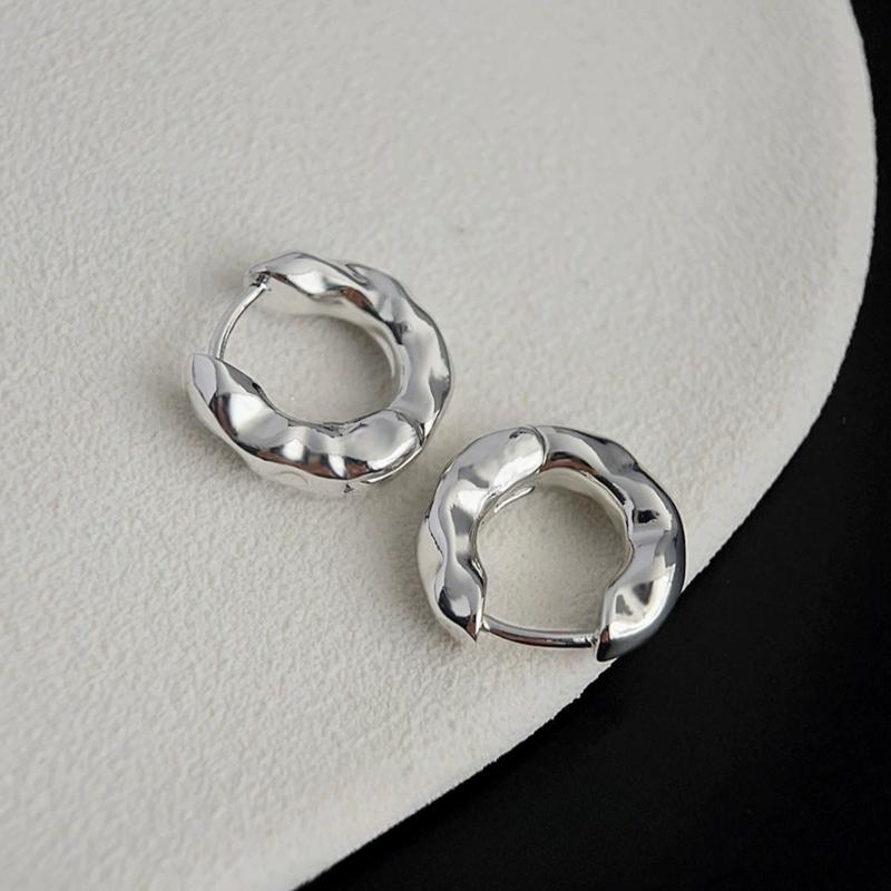 

Серьги-кольца из нержавеющей стали золотого цвета для женщин, простые серьги с двойным кольцом из кубического циркония, пирсинг хряща, циркон