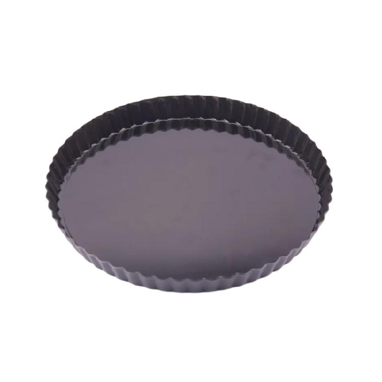 Removable Bottom Fluted Pie Pans Mini Tart Pans Round NonStick Quiches Pans 8 inches