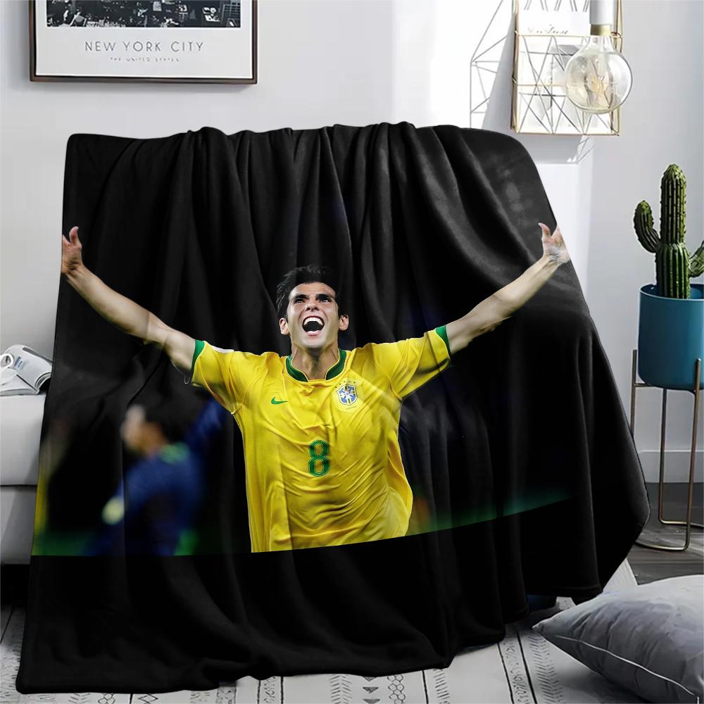 Brazilian footballer Kaká pattern Flannel Blanket, High quality Comfortable for All Seasons, Home Decor, Warmth and Comfort, Perfect for Gifts.