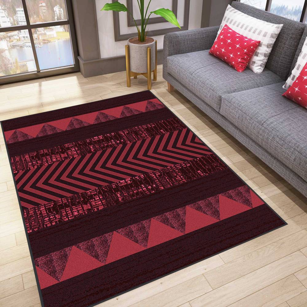 

Rovigo Home Washable Printed Carpet RGHM0186-SD852 80X150 бордовый