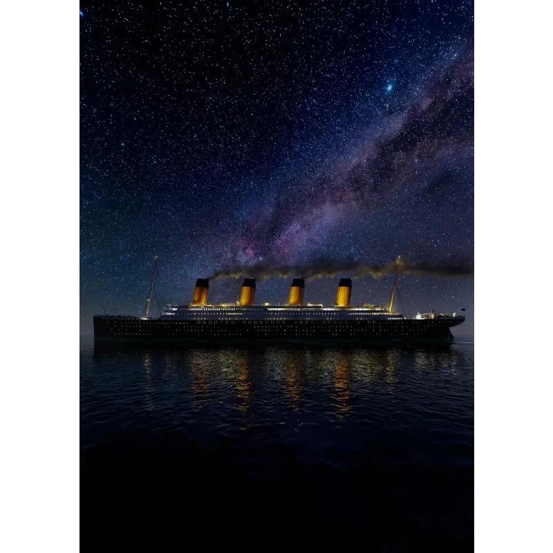 

The Ship that Never Sinks Iconic Seascape Abstract Titanic Poster and Prints Canvas Painting Wall Art Picture Home Decor Gift 21cm×30cm NoFrame
