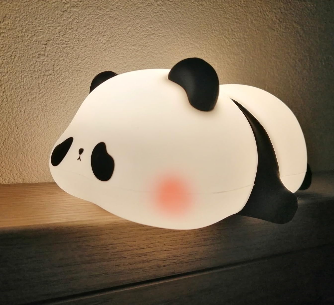 

YAVINCOL Panda Lamp, Night Light, Nursing Light, Squishy Room Lamp, LED, USB Charging, Bedroom, Night Light, Footlight, Ambient Lighting, Stylish,
