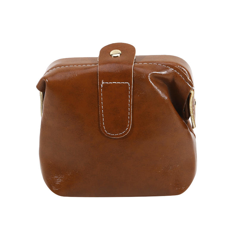 PU Leather Multifunctional Coin Purse Earphone Storage Bag Small Lipstick Clutch Handbag Travel Organizer