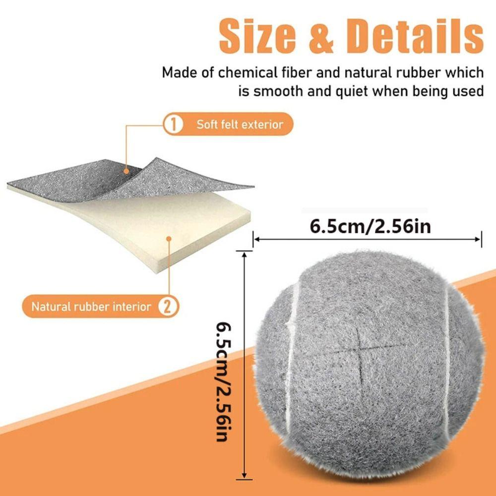 4 Pezzi/Set Forma Palle da Tennis Protezione Pavimento Gambe Sedia Protezione Pavimento Tappo Gamba Sgabello per Tavolo Divano