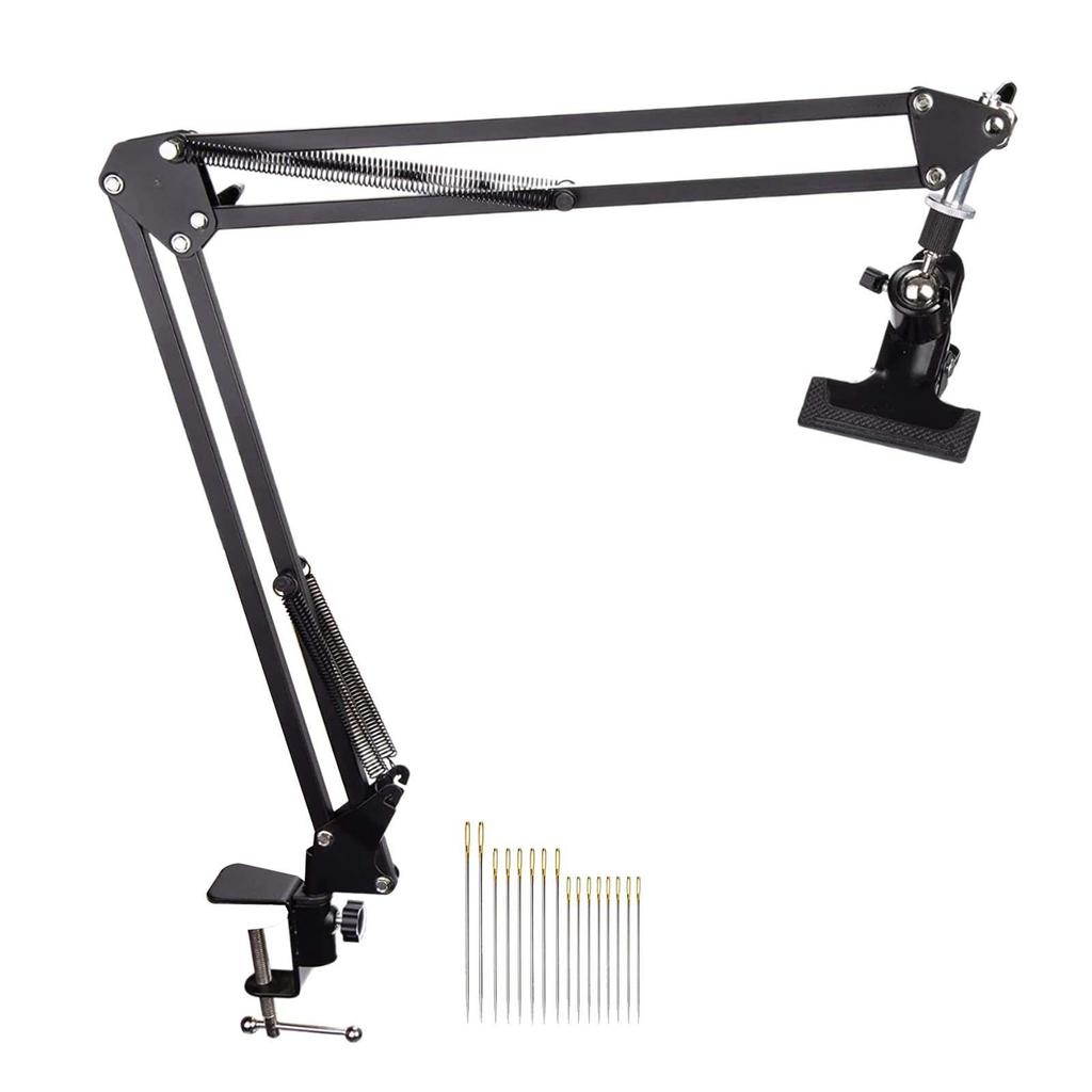 Rotated Embroidery Hoop Holder Cross Stitch Stand Multipurpose Professional Accessory Height Adjustable for Home Sewing DIY