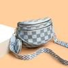 Módní luxusní nový styl šachovnicová messenger taška do třídy dojíždění všestranná taška přes jedno rameno messenger taška dámská