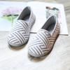 Fashion New 2025 Spring Autumn At Home Thermal Anti-Skid Slippers Women's Knitted Indoor Slippers Soft Outsole House Shoes