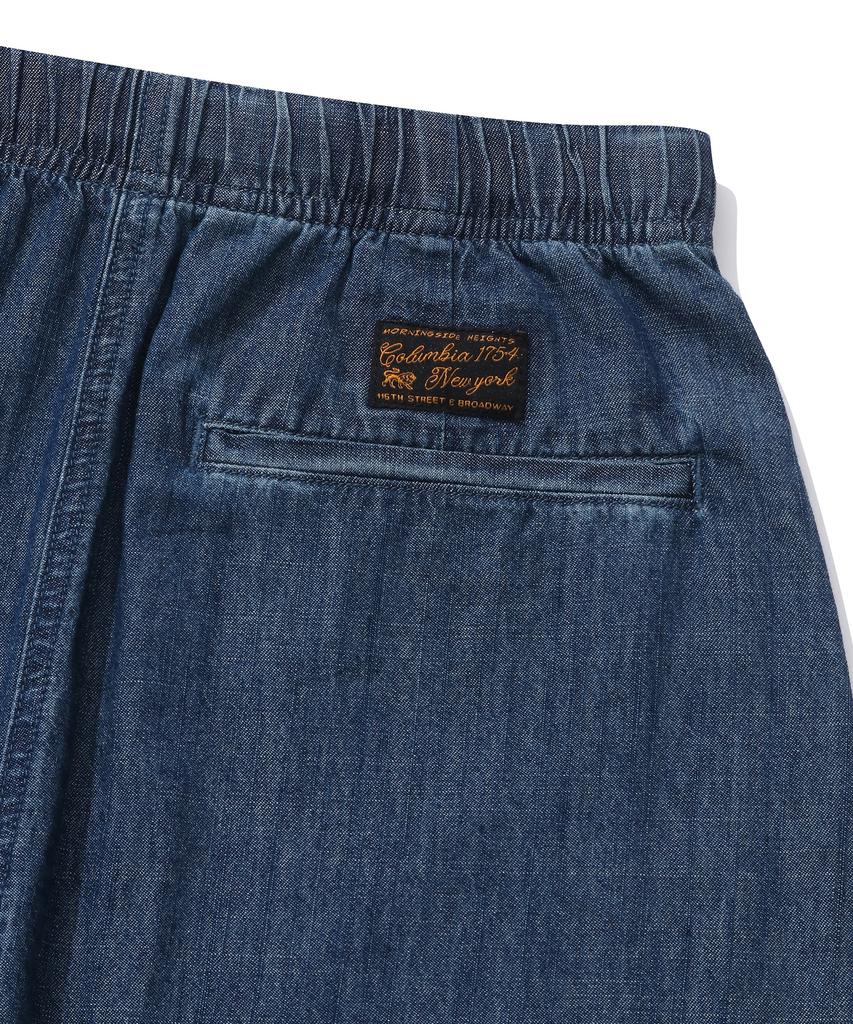 COLUMBIA UNIVERSITY Sl-Label Belted Denim Long Skirts Midnight Denim