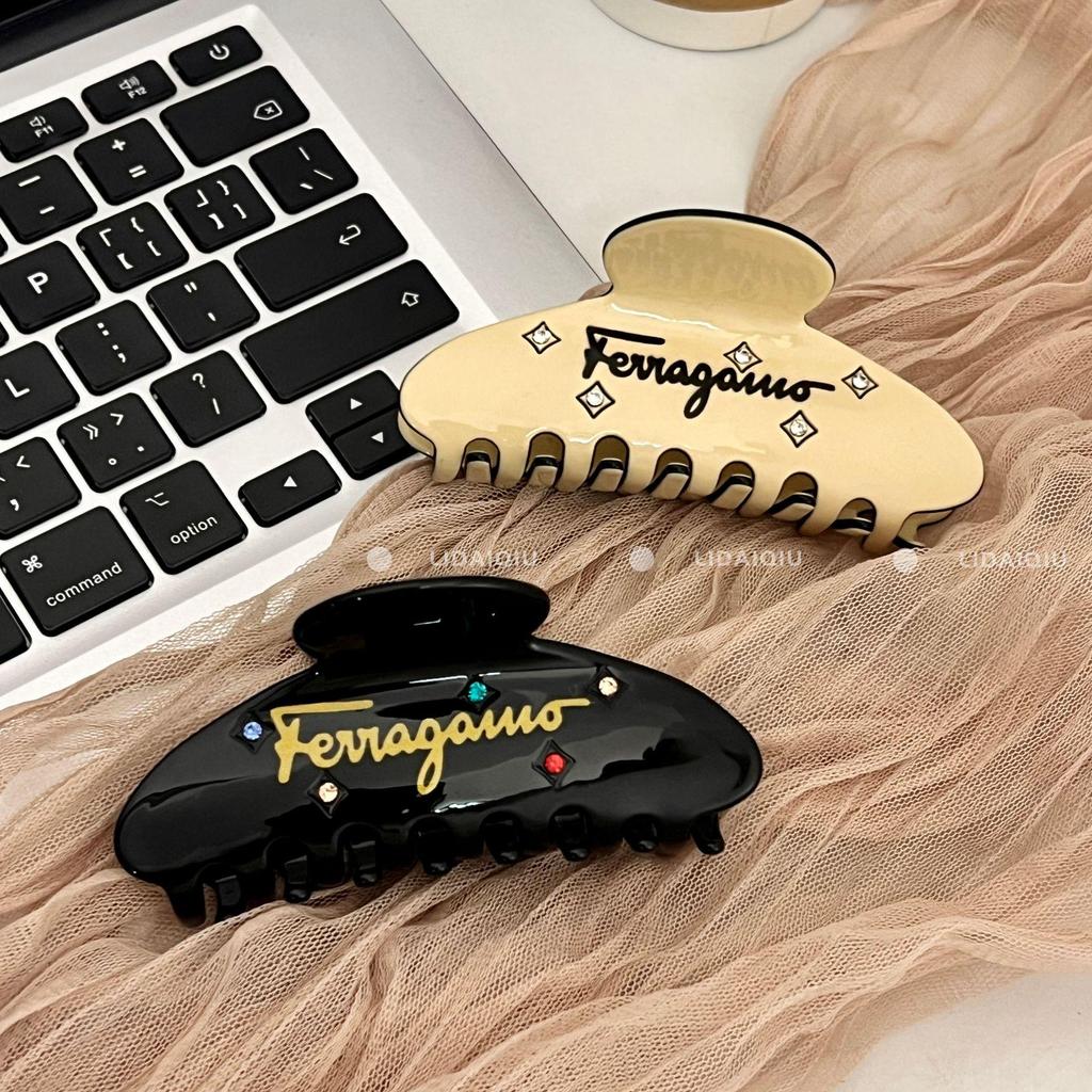 Luxus Strassbogen Haarspange - Große Acetat Mode Haarspange