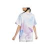Nike Tie-Dye Logo Print Casual Loose Round Neck Breathable Short Sleeve T-Shirt Women Tops Multiple-Colors HF6178-100