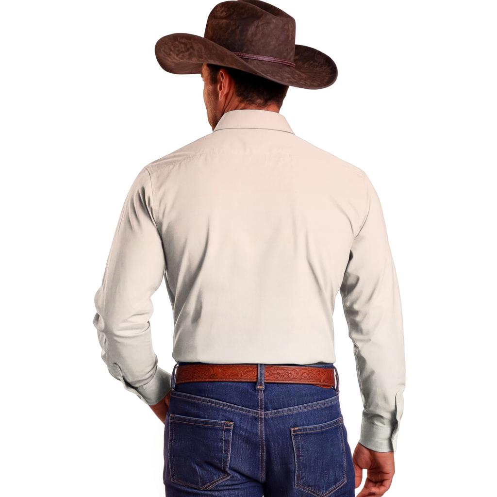 Cardigan da uomo a maniche lunghe con doppia tasca, camicia casual con bottoni per l'uso quotidiano