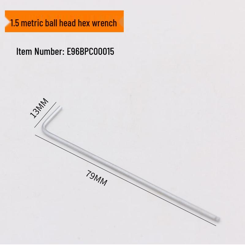 

Nine-Piece Folding Hex Key Set with Flat & Ball Heads