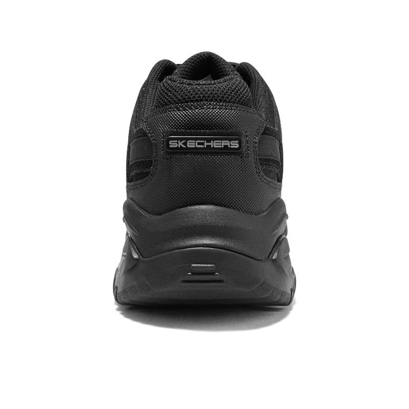 Skechers Men Black Low Top Outdoor Shoes Comfortable Wear Resistant 237542-BBK