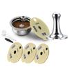 Capsule Reutilizabile pentru Cafea pentru Aparatul BOSCH Tassimo Happy Vivy din Oțel Inoxidabil Filtru Reîncărcabil pentru Aparatul de Cafea 180ML/220ML