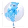 Decoration Gender Reveal Double Bubble 4D Blue Pink Transparent Balloons Globos Party Supplies Bear