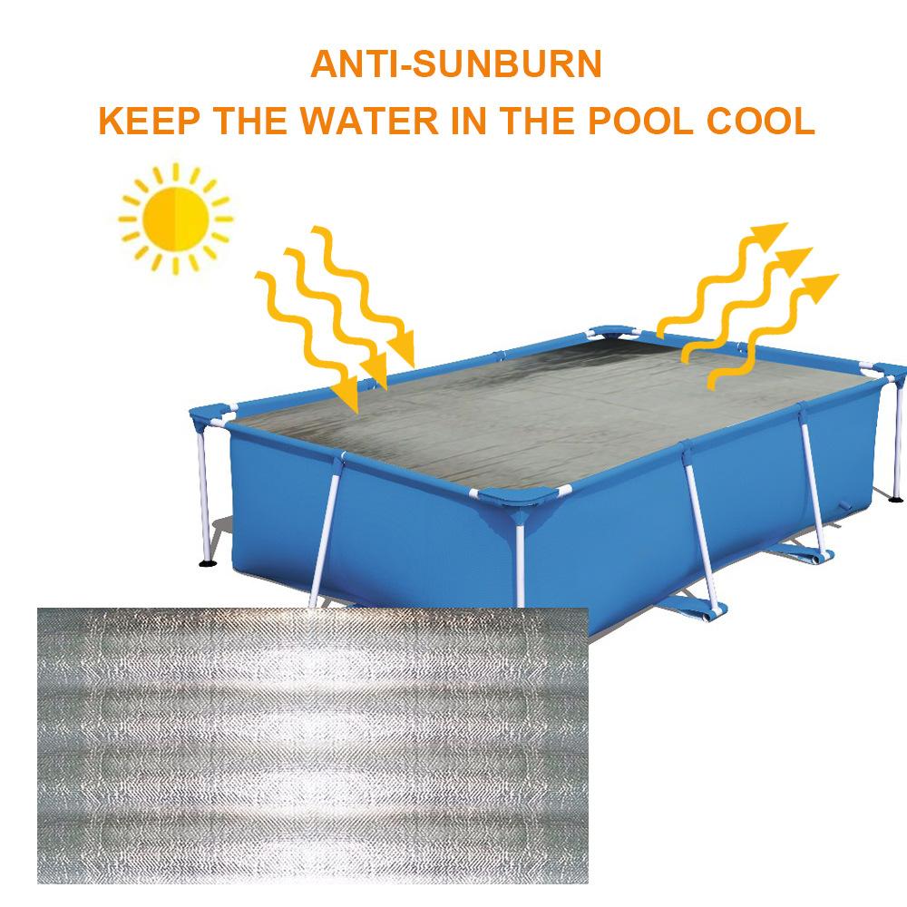 1PCS Pool Cover Tarpaulin Solar Swimming Pool Protection Cover Heat Insulation Film For Indoor Outdoor Pool Accessories