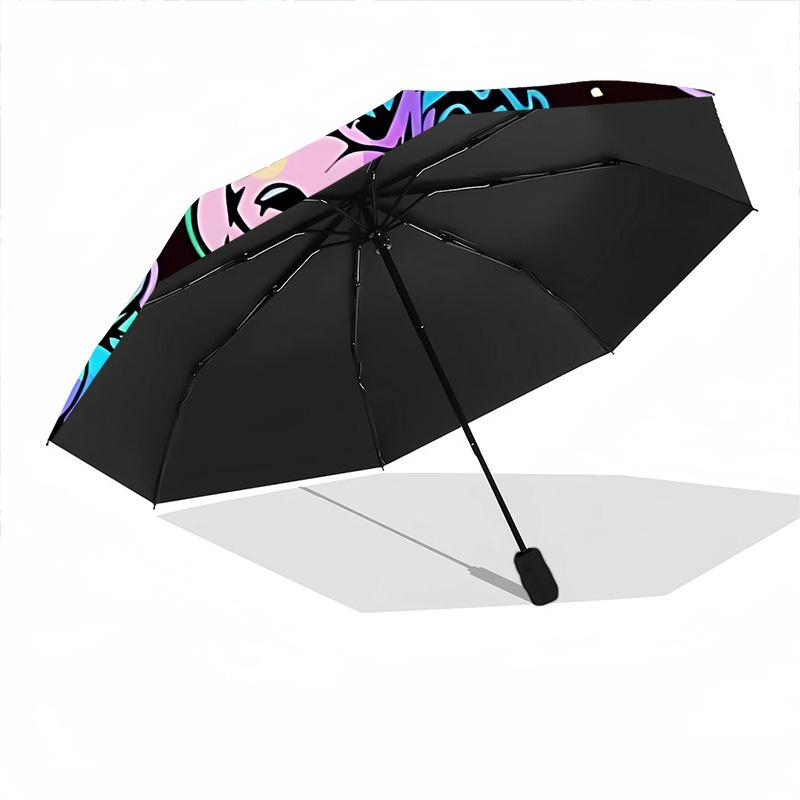 1pc Halloween Pumpkins Automatic Umbrella - Automatic Opening And Closing, Sturdy Iron Frame, Formal Occasions yy251018197