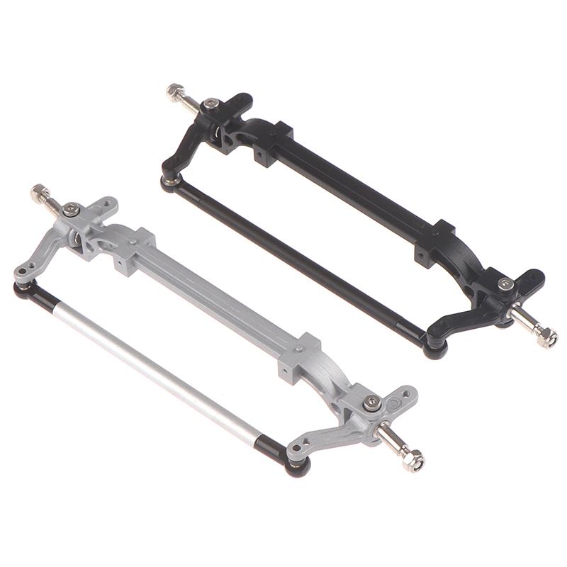 Metalowa Przednia Oś Drążek Kierowniczy Łącznik Maszt Dla 1/14 Tamiya Rc Ciężarówka Traktor Samochód