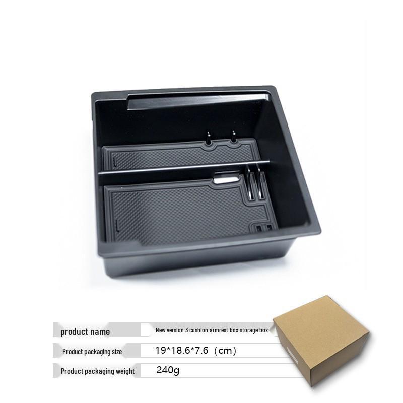 Tesla Model Y/3 Center Console Armrest Storage Box