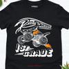 Im Ready To Crush 1st Grade T Shirt Boy School Monster Shark First Day Of Back Boys Vintage Graphic Versatile Fashion