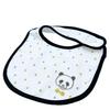 Imabari Towel KATACHI Baby Cute Cute Baby for Boys and Animal Print [kainoo] Bib, Gauze, U-Shaped, Bib, Apron, Girls, (Black Panda)