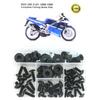 Passend für Suzuki RGV 250 VJ21 1988 1989 1990 Kompletter Vollverkleidungs-Schraubensatz Karosserieschrauben Stahlklammern Schnellmuttern Abdeckschrauben