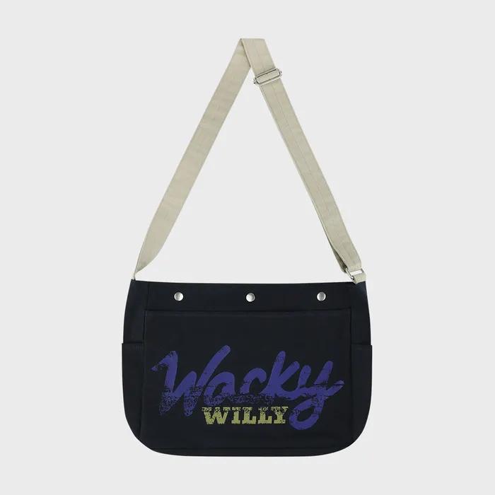 Wacky Willy Crossbody Eco Bag Navy