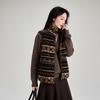 SOFSIL Women's Vintage Fair Isle Jacquard Vest