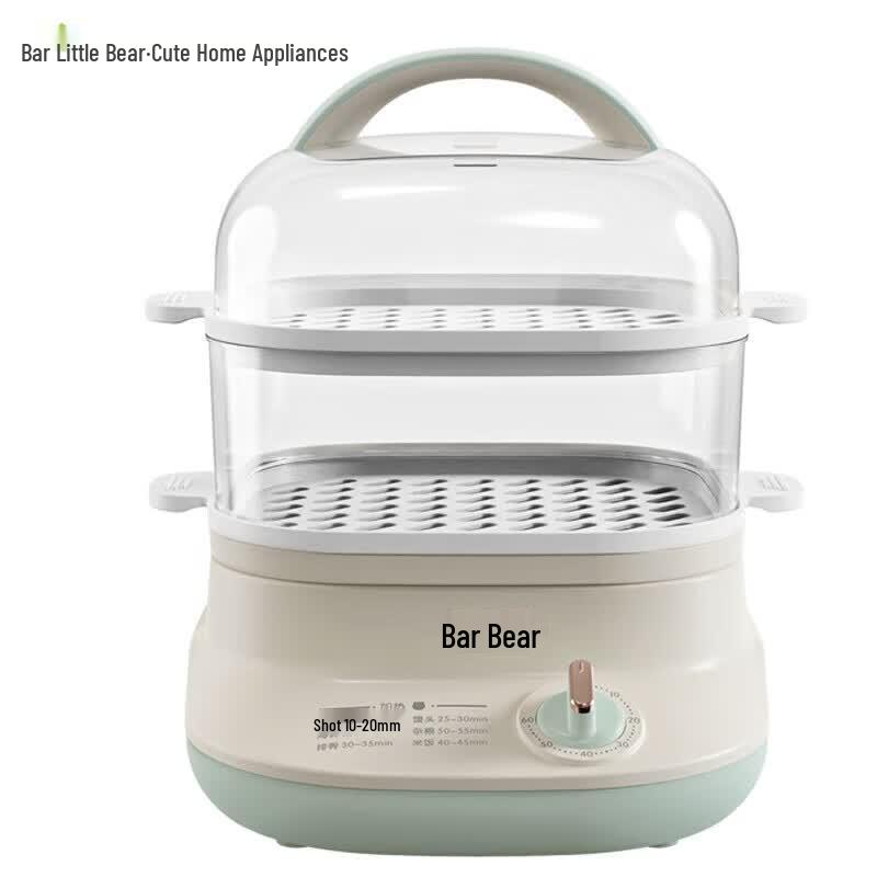 Bear DZG-C60Q8 6L Double-Layer Electric Food Steamer CN plug (adapter included)