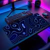 Black White Topographic Map Mouse Pad Nonslip Thickened MousePad Large Writing Lockedge Office Student Gaming Cushion