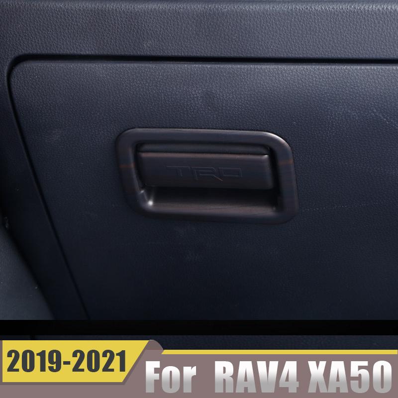 For Toyota RAV4 XA50 RAV 4    2022 ABS Car Glove Box Co-Pilot Handle Frame Trim Cover Sticker Decoration Accessories