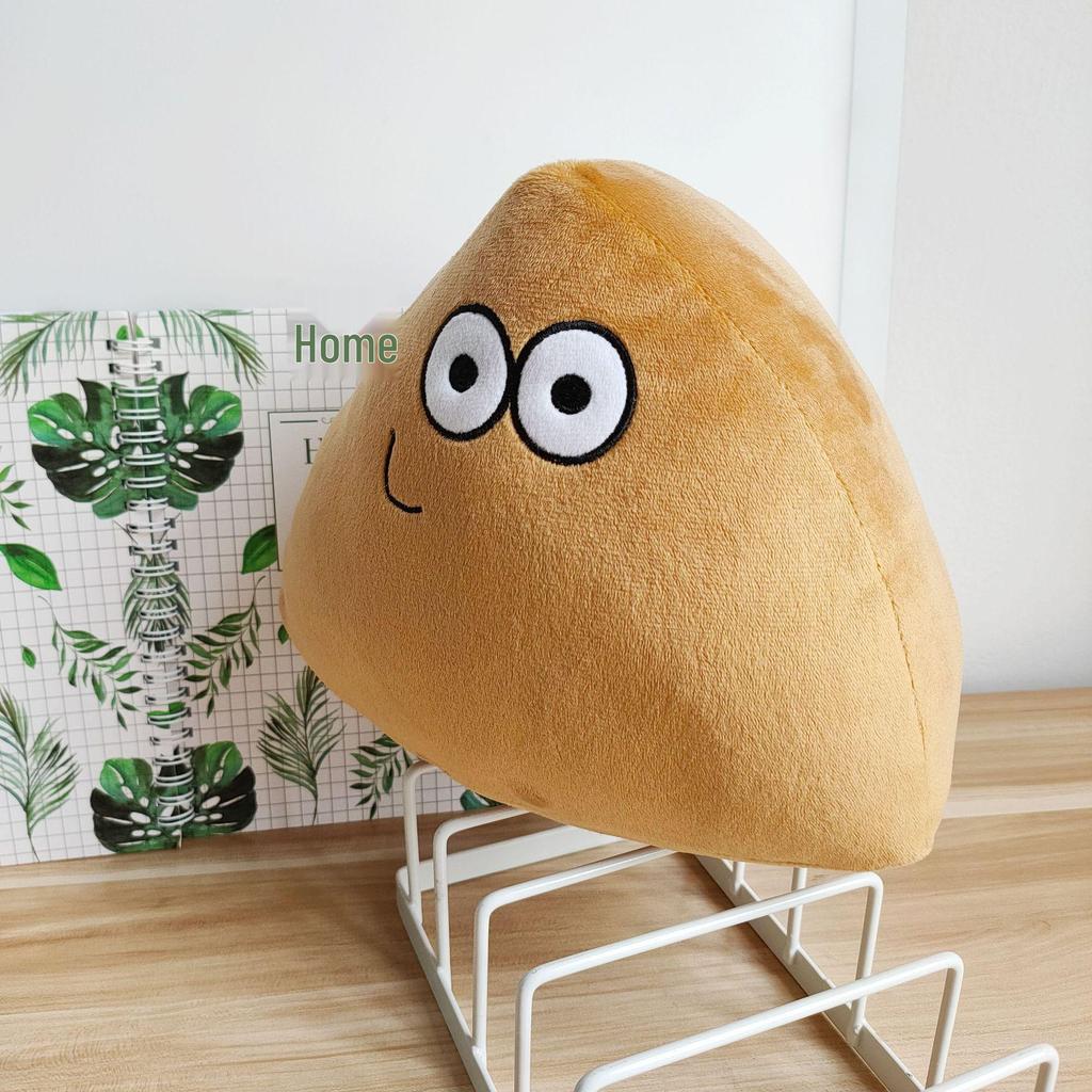 Alien Pou Plush Cartoon Pillow with Big Eyes - Cute & Funny 3D Doll