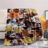 1PC Gremlins Print Flannel Blanket, High quality All Seasons, Home Decor, Warmth and Comfort, Perfect for Christmas Gifts