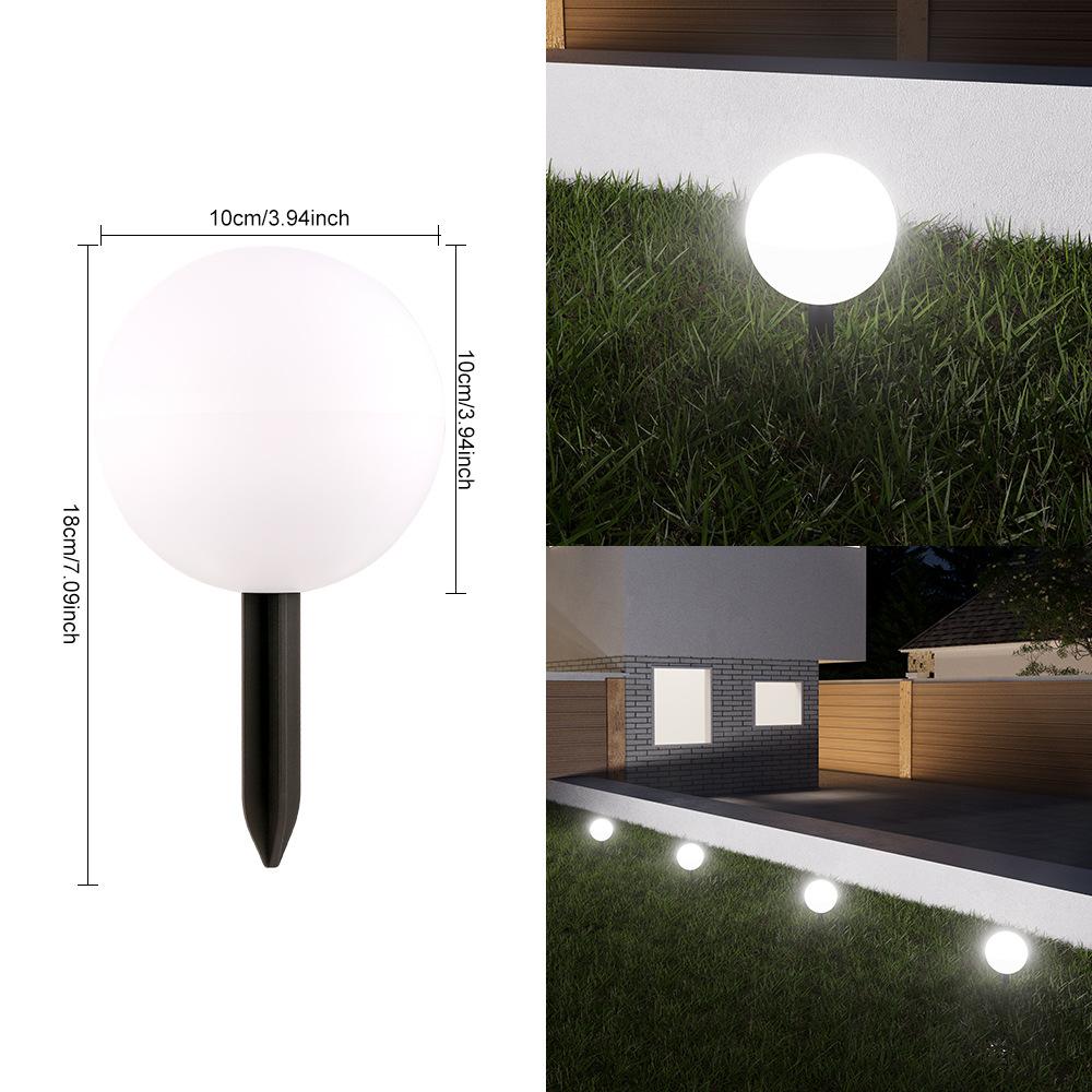 

Solar Lights Outdoor LED Solar Globe Powered Garden Lamp Waterproof for Vila Yard Patio Walkway Landscape Solar In-Ground Light 1pcs