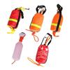 Water Rescue Lifesaving Rope with Floating Buoy and Throw Bag